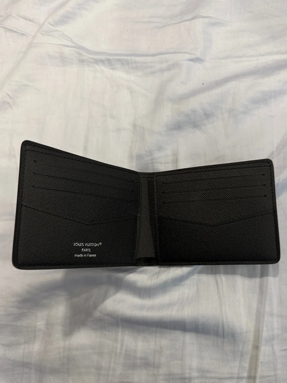 Louis Vuitton Black Monogram Eclipse Bi-Fold Wallet